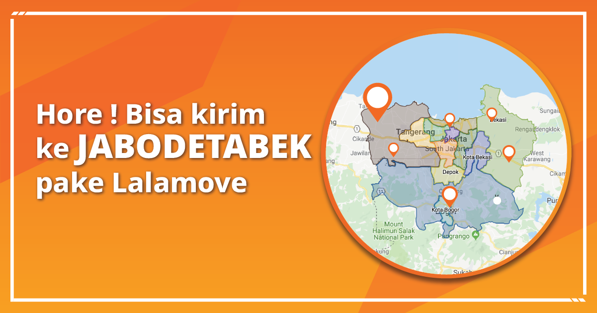 Area Pengiriman Lalamove di Jakarta dan sekitarnya